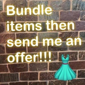 Bundle items for a discount 👌🏻👍🏻👏🏻